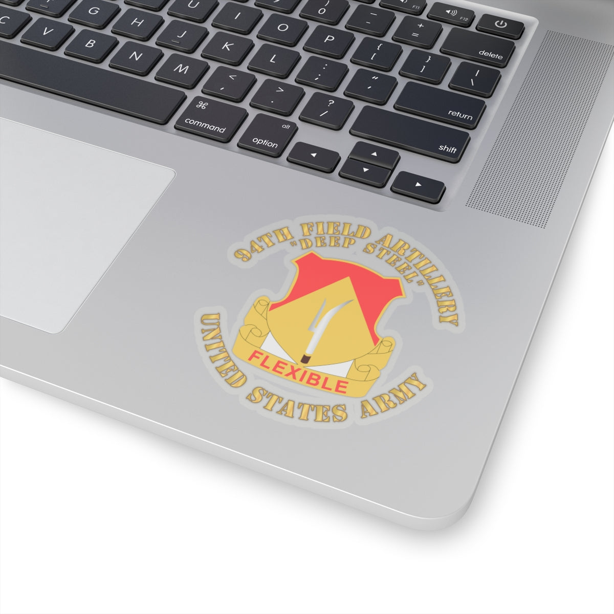 Kiss-Cut Stickers - 94th Field Artillery Regiment - Deep Steel