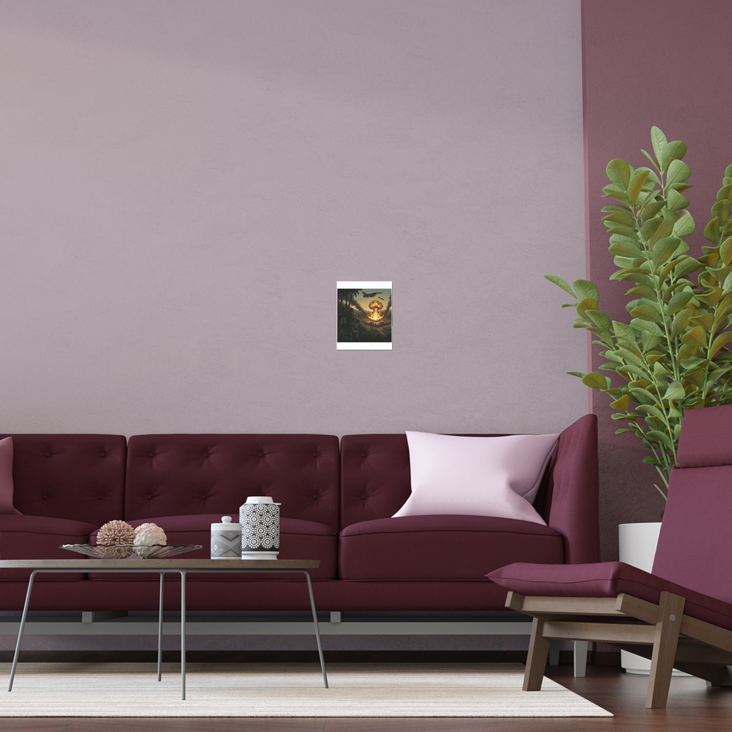 Indoor and Outdoor Silk Posters - Jungle Drug Lab Destruction w Explosions
