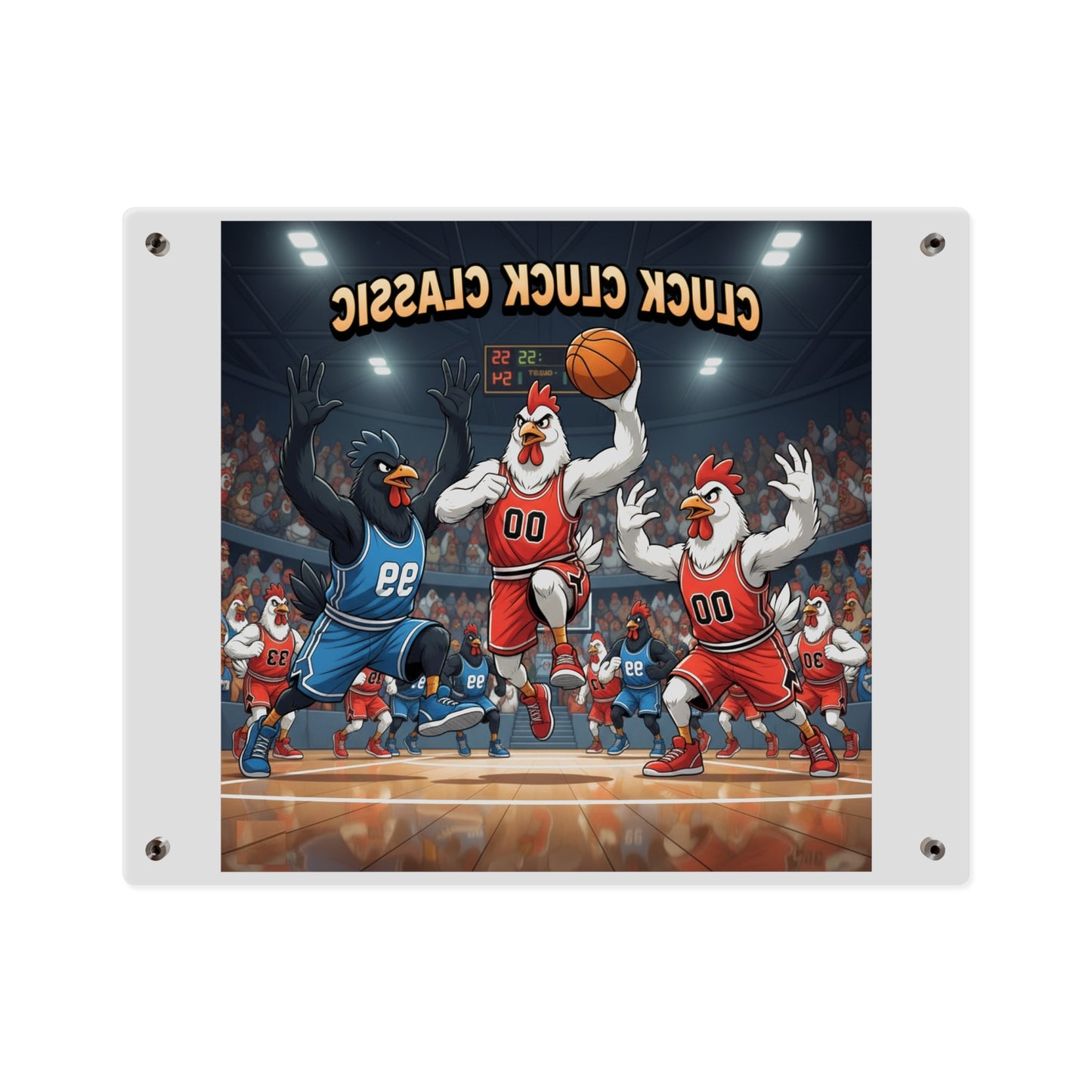 Acrylic Wall Art Panel - Chicken Classic