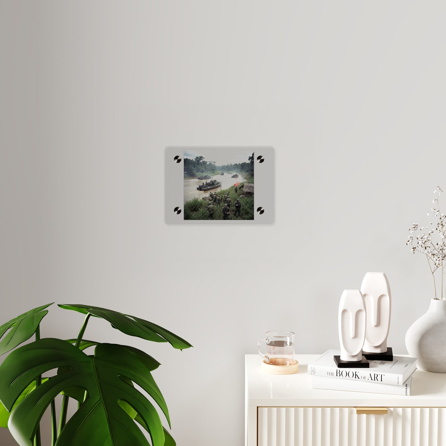 Acrylic Wall Art Panel - MRF - 9th Infantry in the Mekong - Vietnam