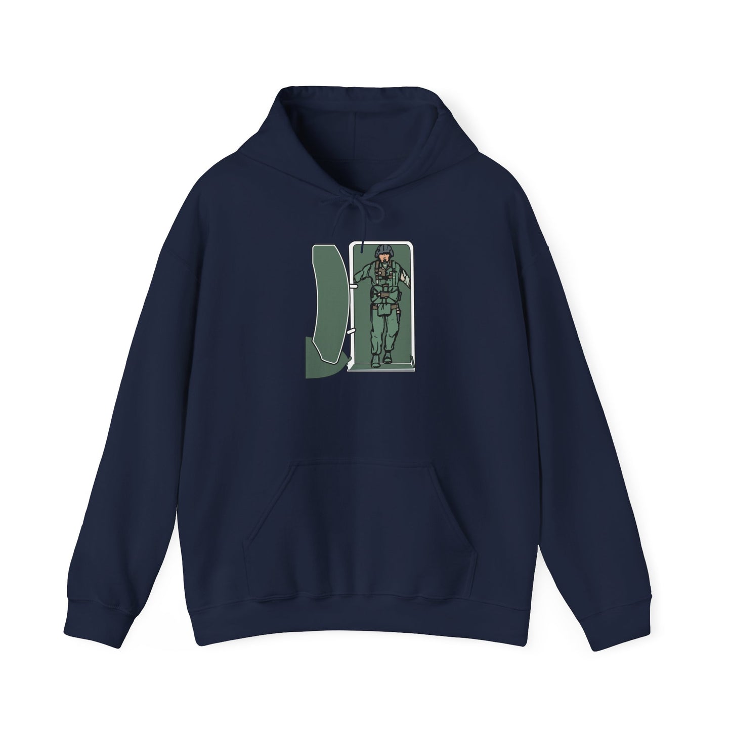 Unisex Heavy Blend Hooded Sweatshirt - Airborne - JM Door Check X 300