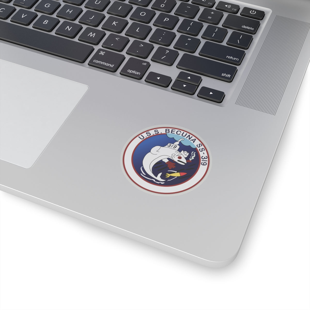 Kiss-Cut Stickers - Navy - USS Becuna (SS-319) wo Txt