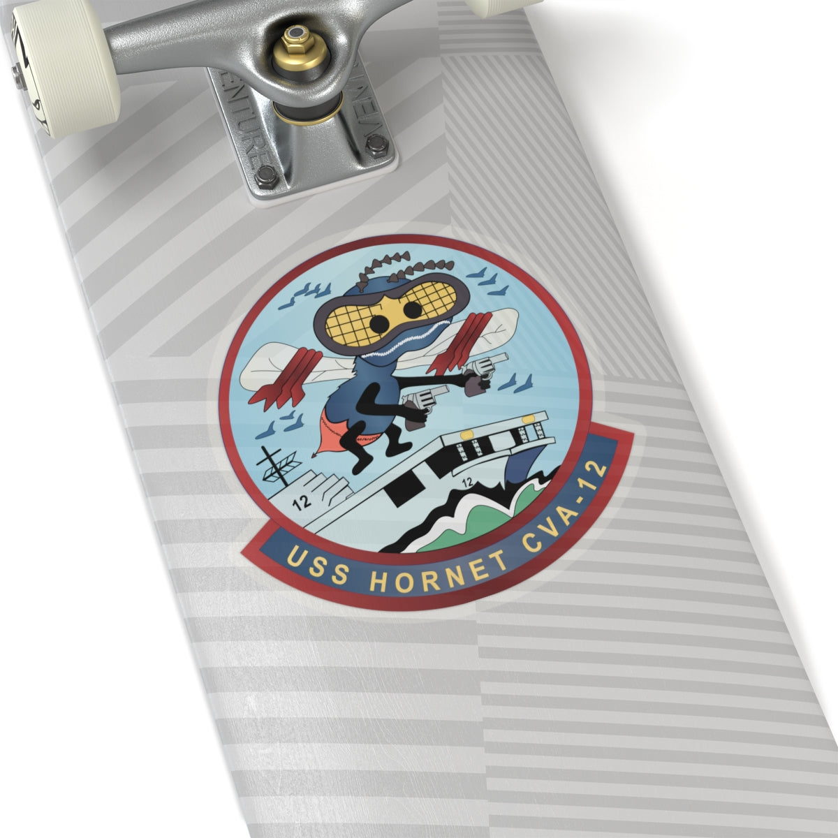 Kiss-Cut Stickers - Navy - USS Hornet (CV-12) wo Txt