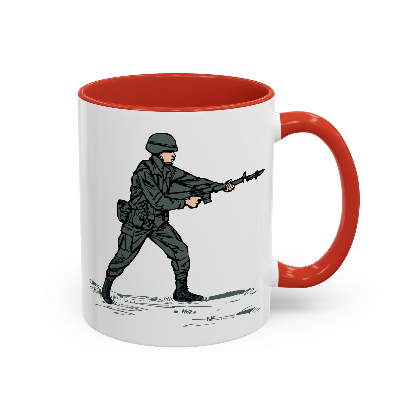Accent Coffee Mug (11oz & 15oz) - Bayonet Training-Modified Thrust X 300