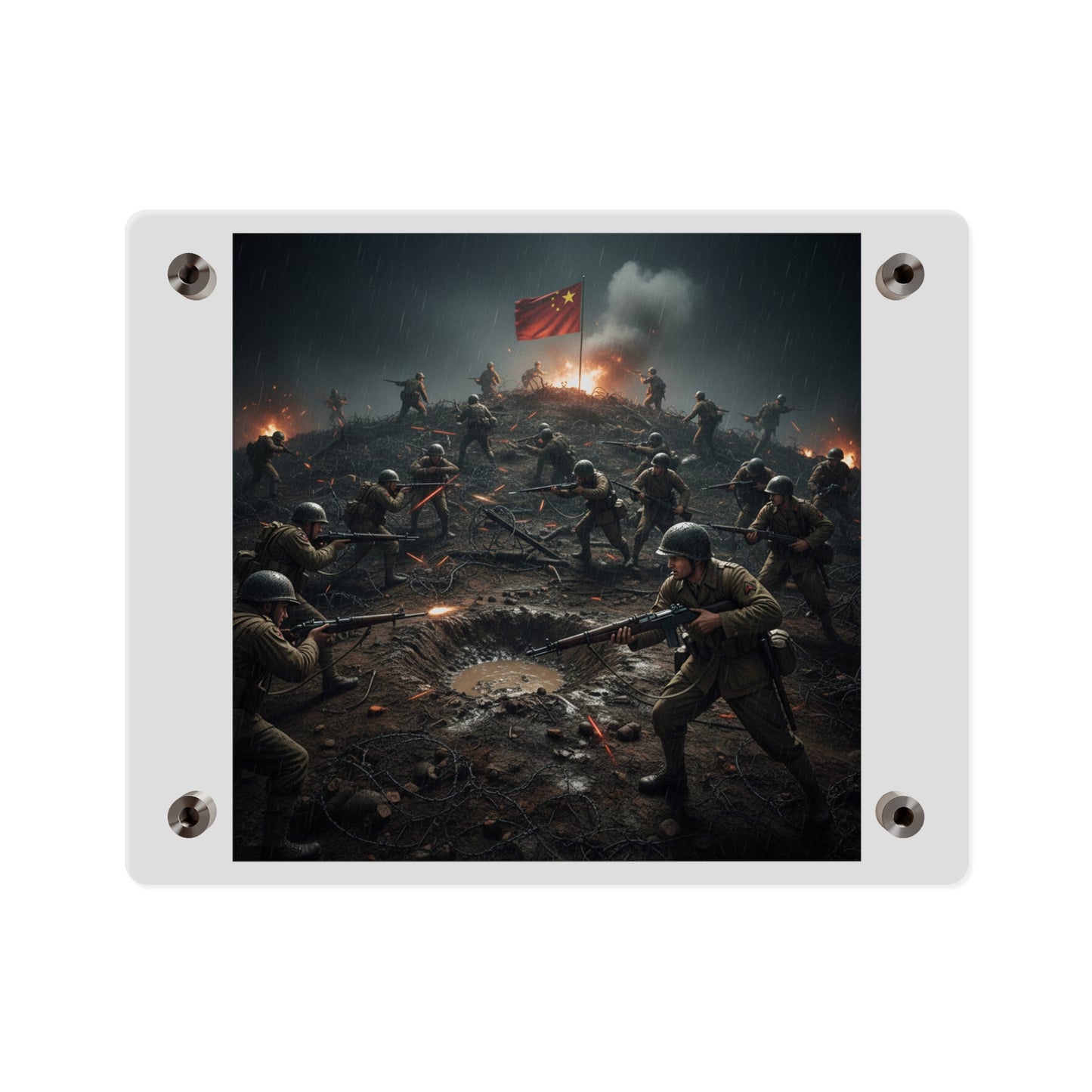 Acrylic Wall Art Panel - PorkChop Hill - Korean War