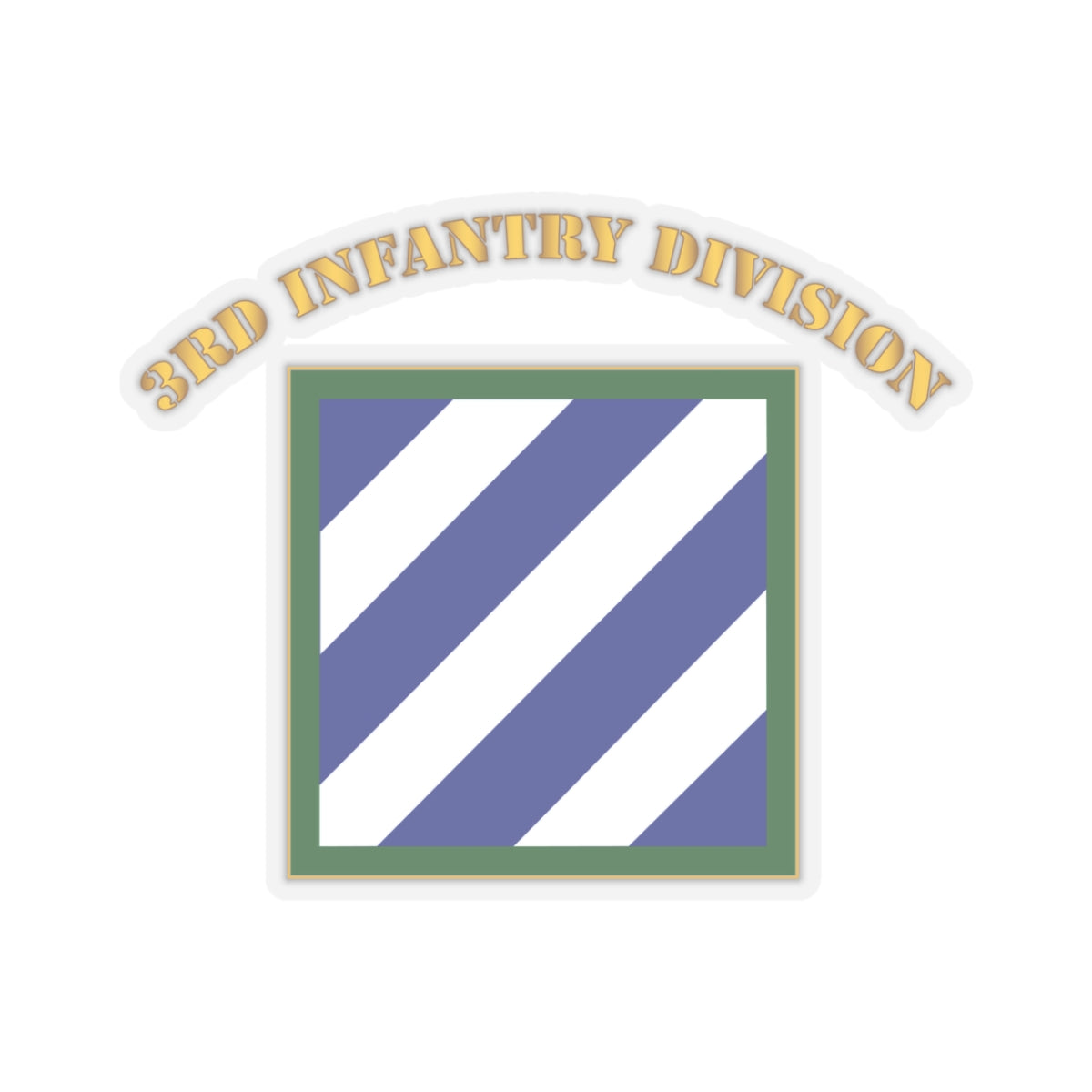 Kiss-Cut Stickers - 3rd Infantry Division