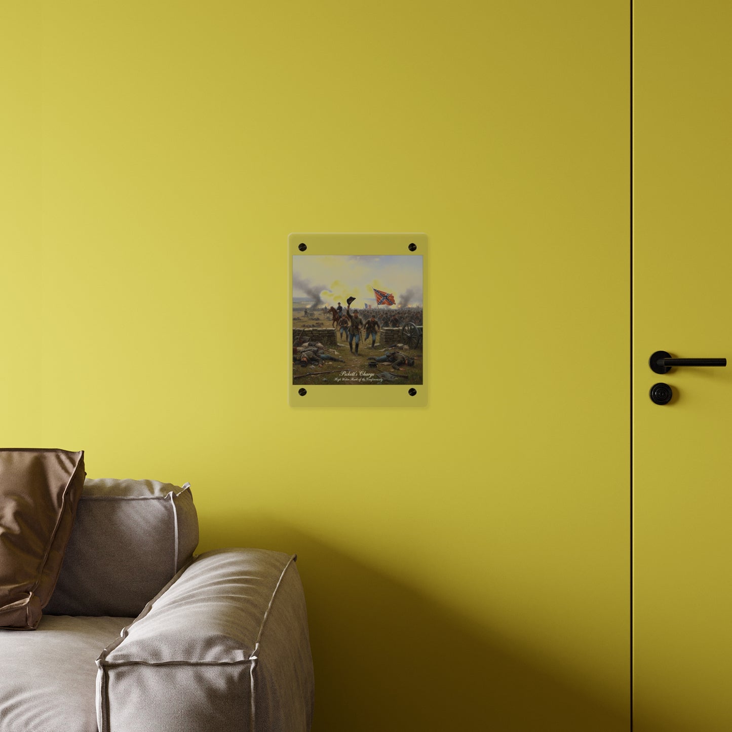 Acrylic Wall Art Panel - Picketts Charge with Hat