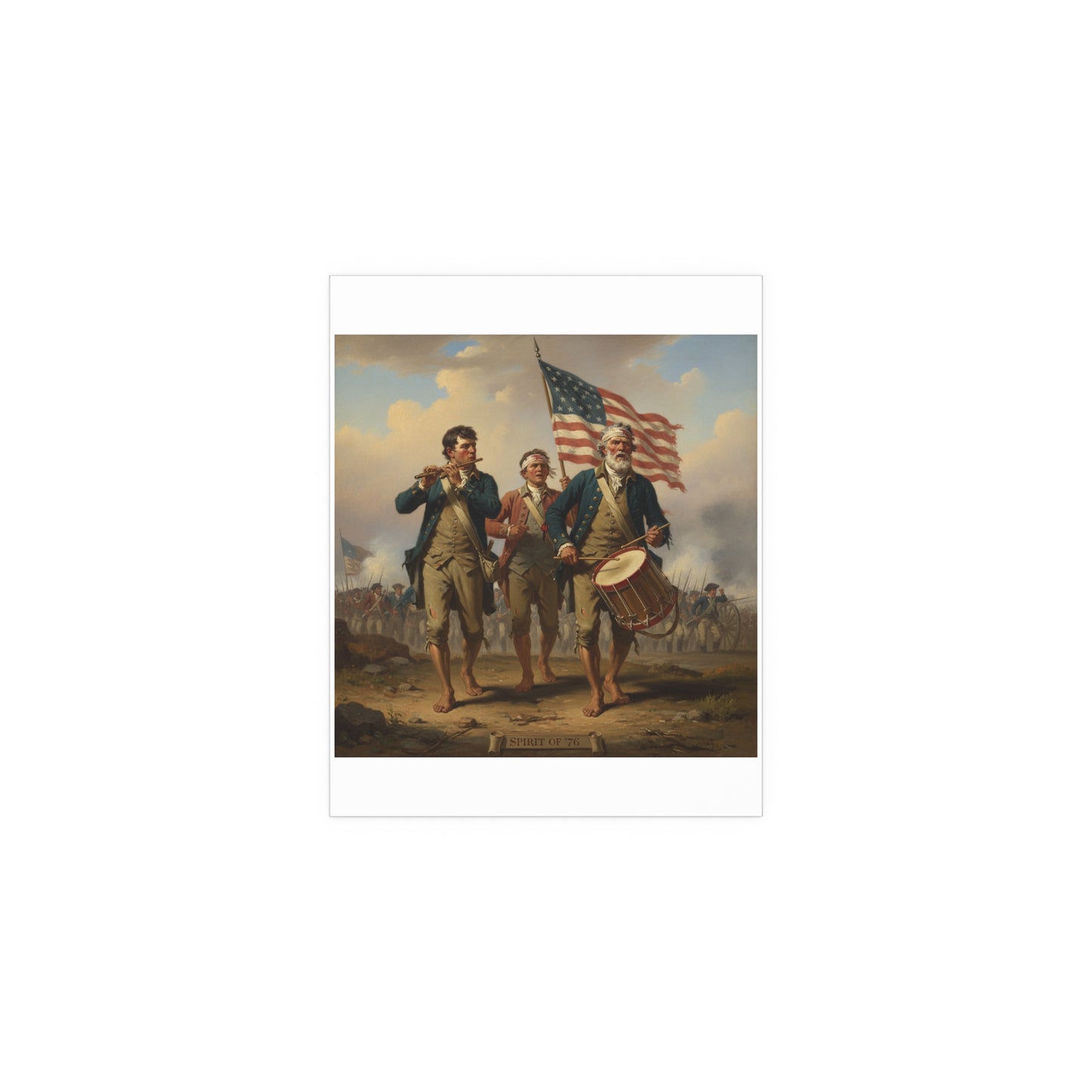 Indoor and Outdoor Silk Posters - Spirit of 76