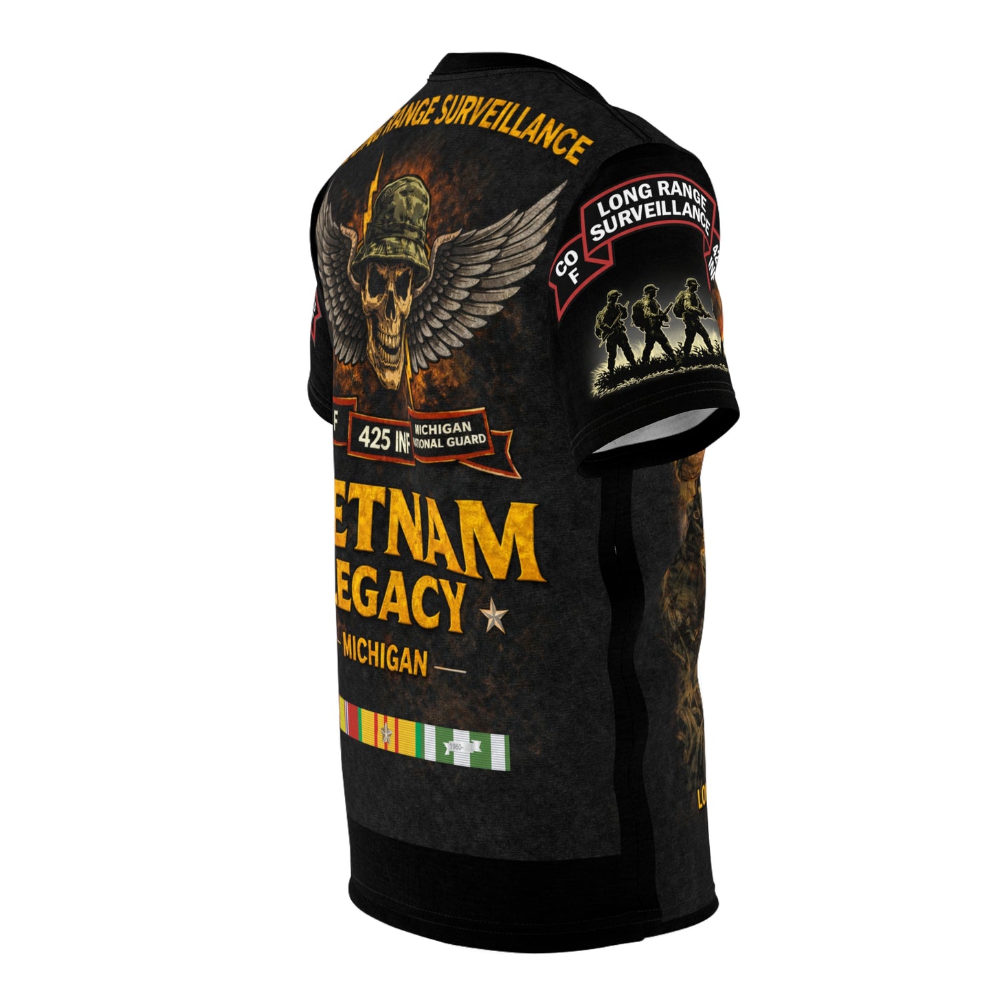 425th Infantry Long Range Surveillance Patrol Vietnam Tribute Tee