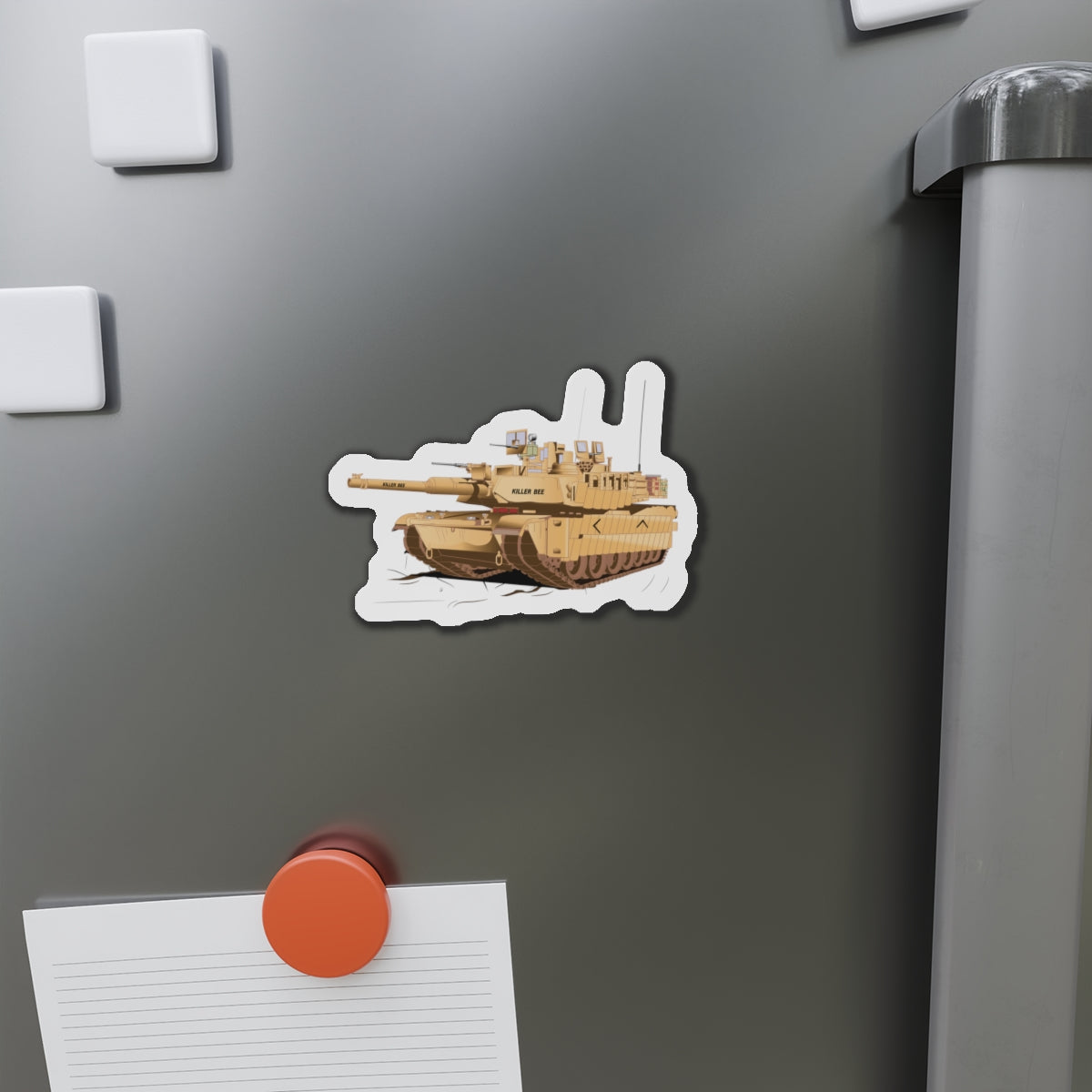 Die-Cut Magnets - M1A1 - Abrams Tank