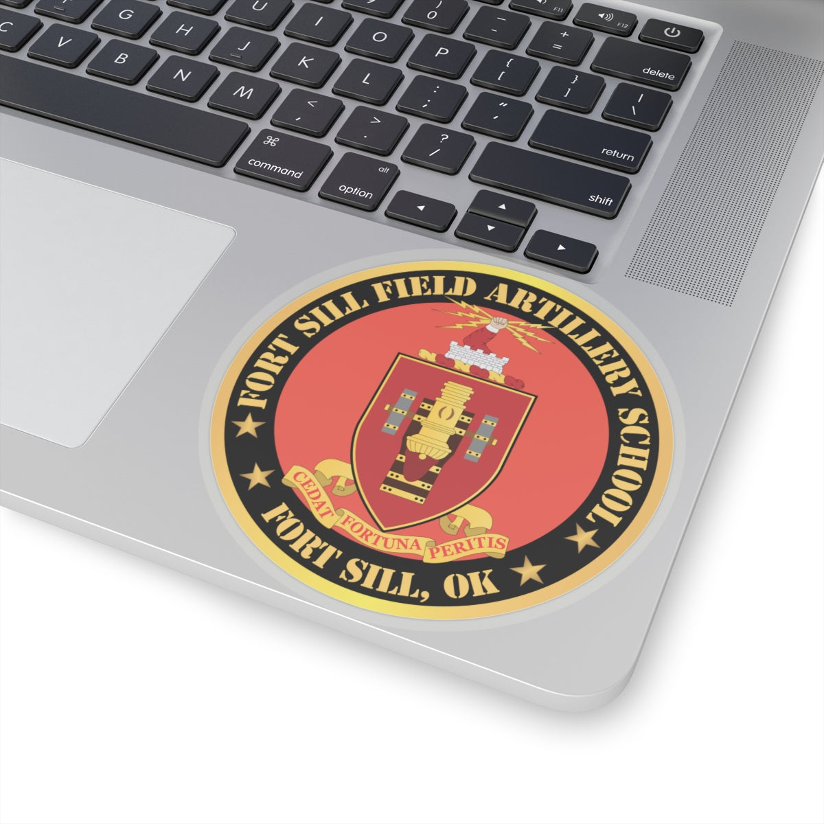 Kiss-Cut Stickers - Fort Sill Field Artillery School, COA Fort Sill, OK X 300