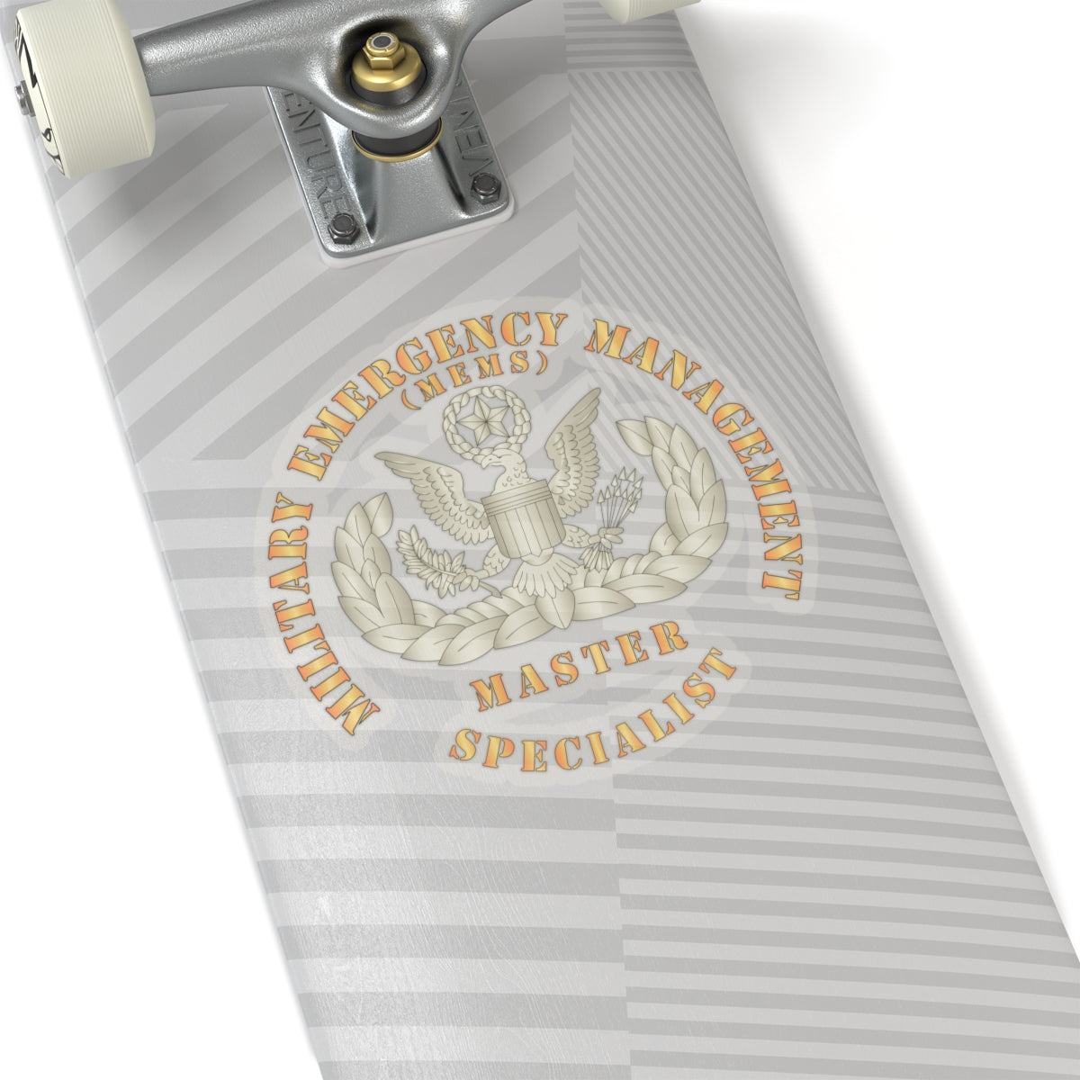 Kiss-Cut Stickers - ARNG - Military Emergency Management Specialist - Master - Gold