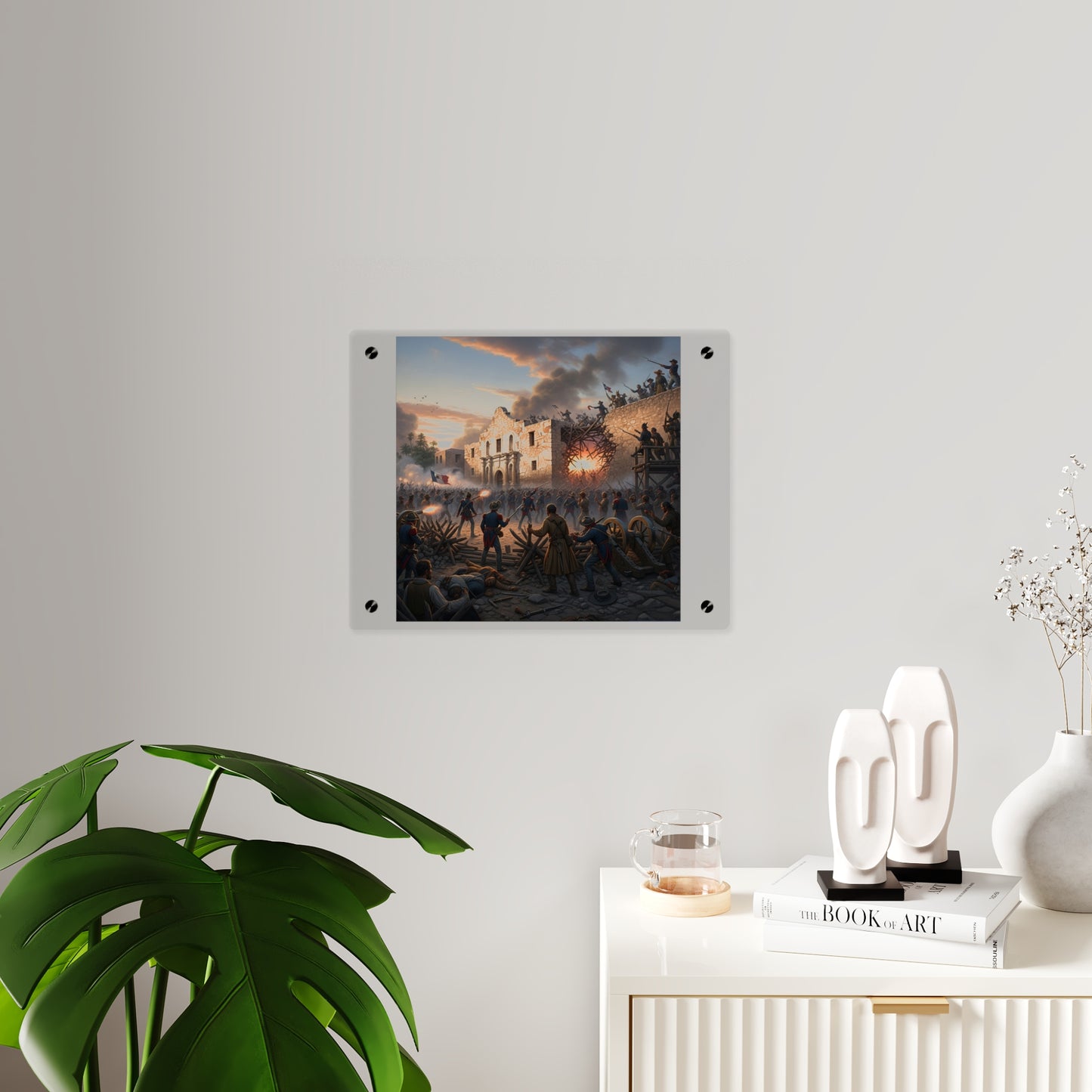 Acrylic Wall Art Panel - Battle of the Alamo