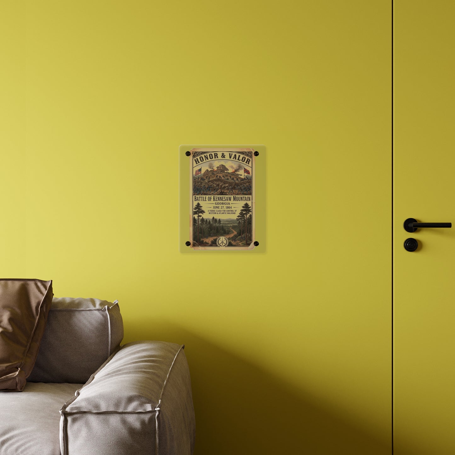 Acrylic Wall Art Panel - Battle of Kennesaw Mountain