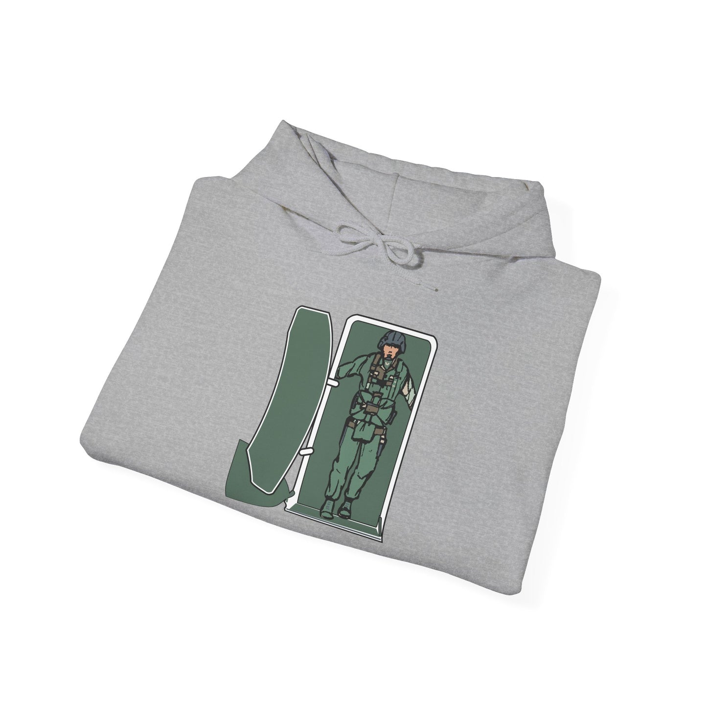 Unisex Heavy Blend Hooded Sweatshirt - Airborne - JM Door Check X 300
