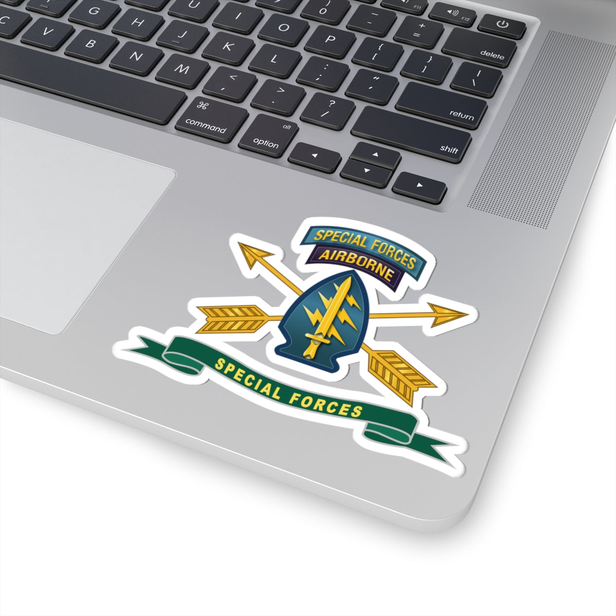 Kiss-Cut Stickers - Special Forces - SSI w Tab - Br - Ribbon X 300