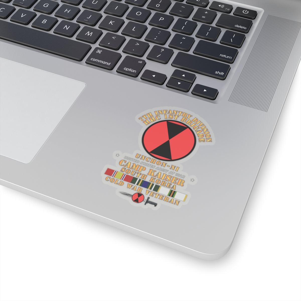 Kiss-Cut Stickers - HHC 1st Brigade - 7th ID - Camp Kaiser Korea - Unchon-Ni