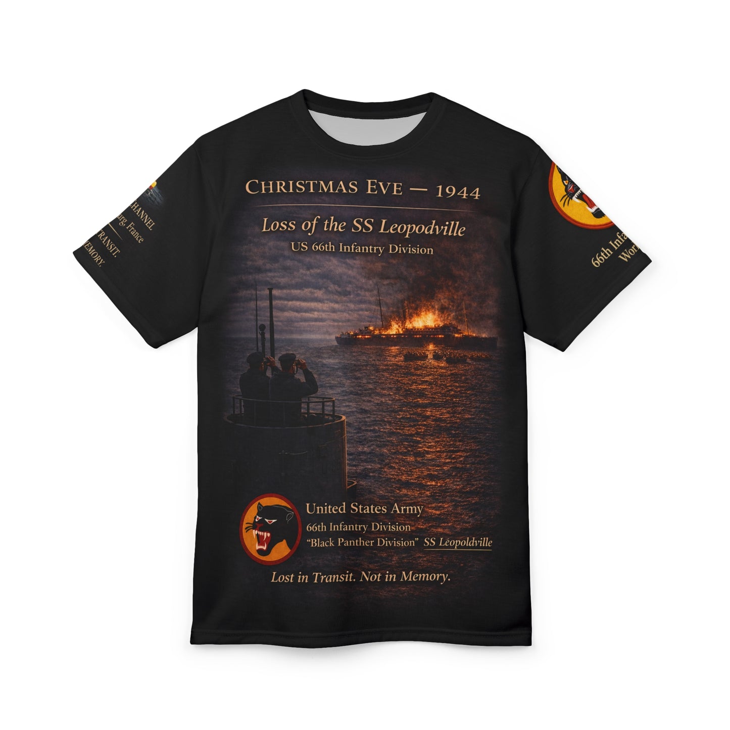 66th Infantry Division "Black Panther" Tribute Tee — Rescue at Sea