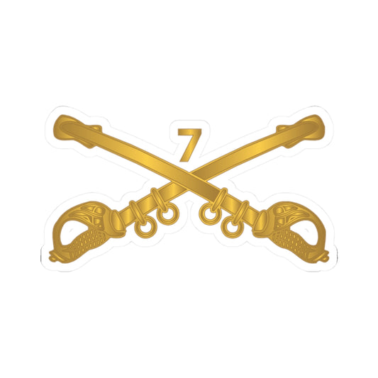 Kiss-Cut Stickers - Army - 7th Cavalry Branch