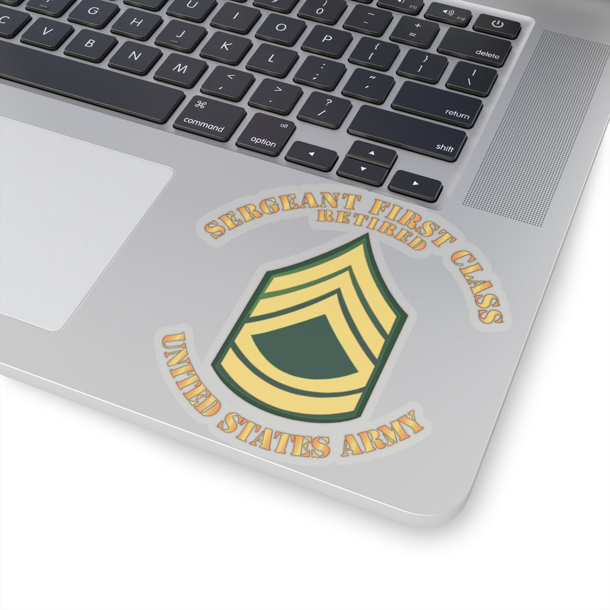 Kiss-Cut Stickers - Sergeant First Class - Retired