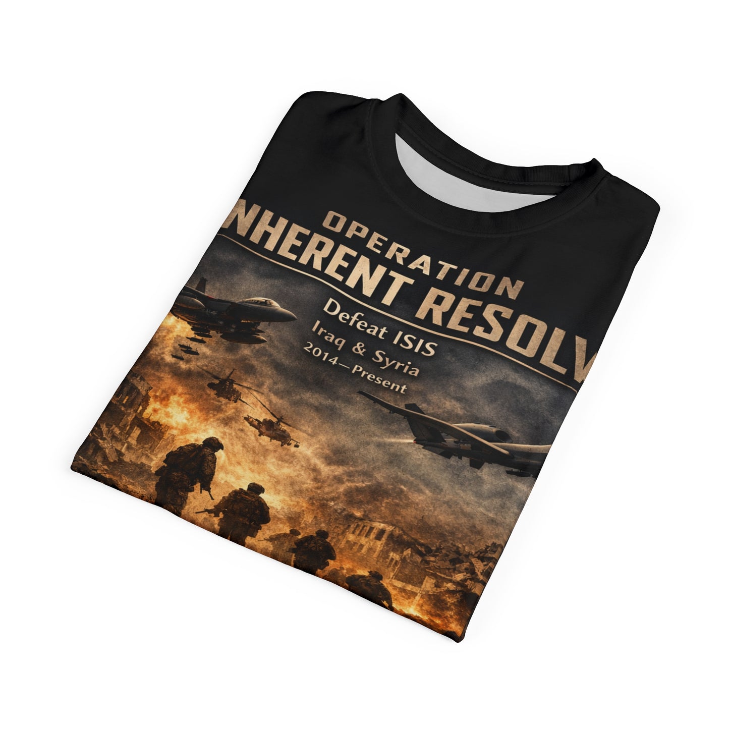 Operation Inherent Resolve Tribute Tee — War Against ISIS Memorial T-Shirt