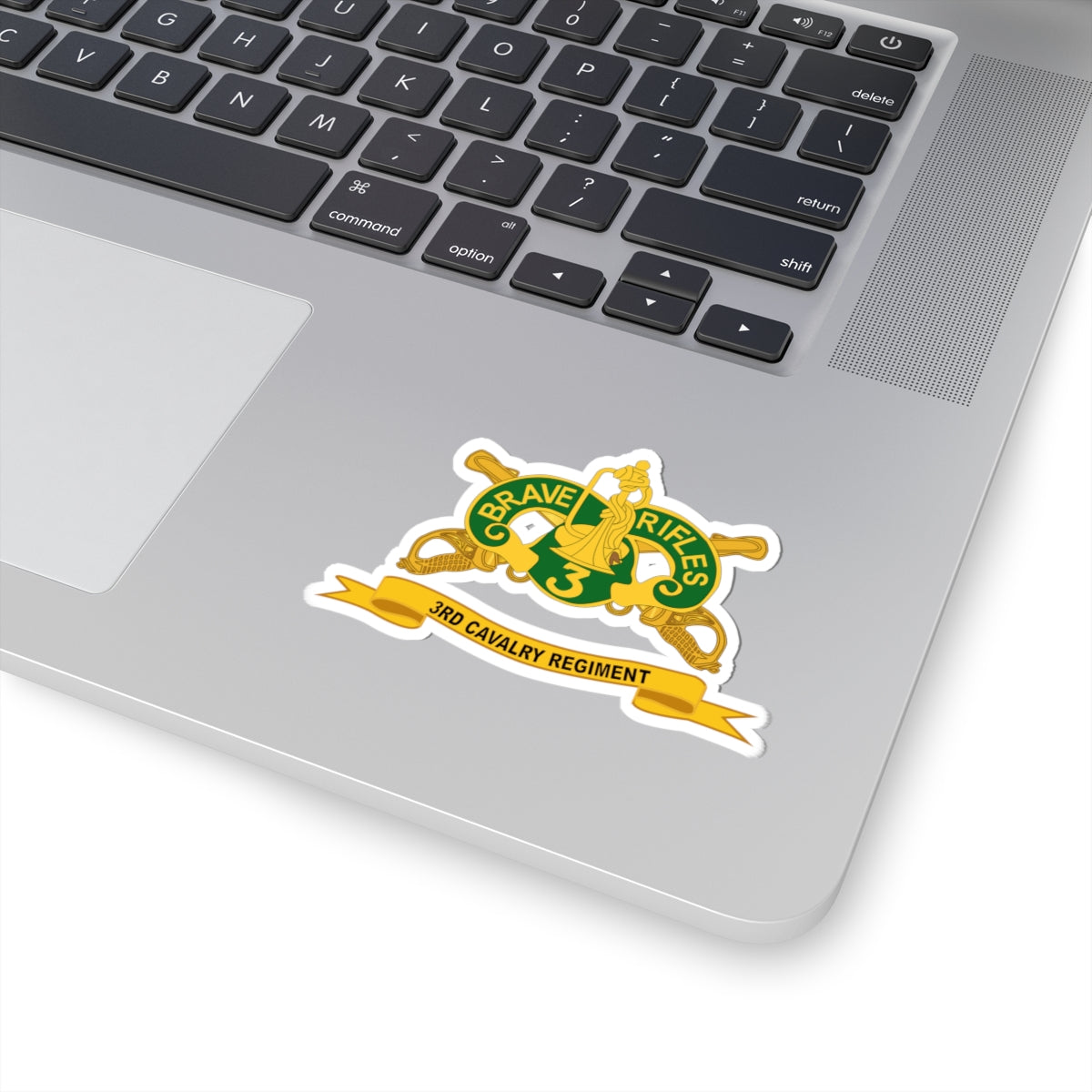 Kiss-Cut Stickers - 3rd Cavalry Regiment w Br - Ribbon