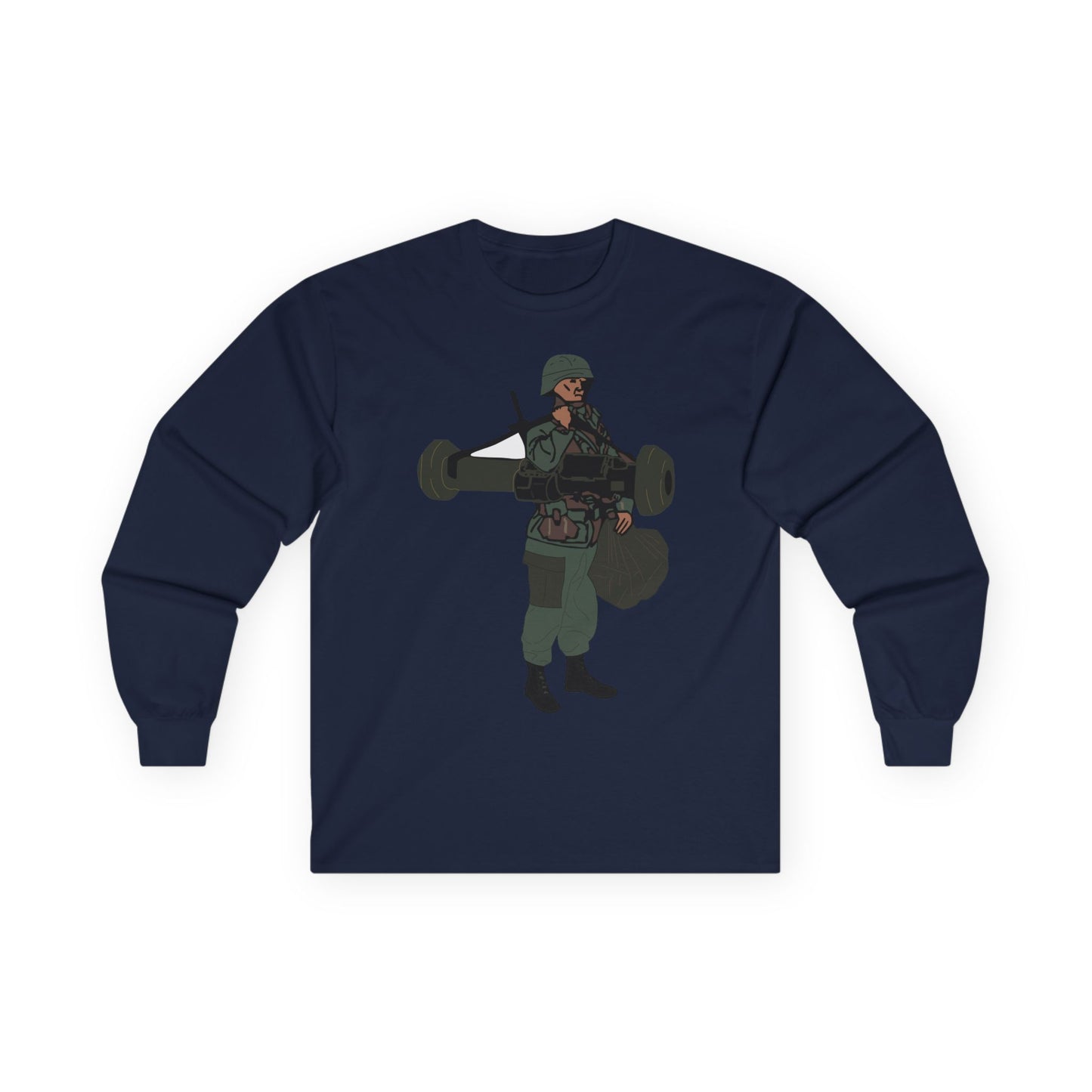 Unisex Ultra Cotton Long Sleeve Tee - Ant Armor Javelin Move X 300