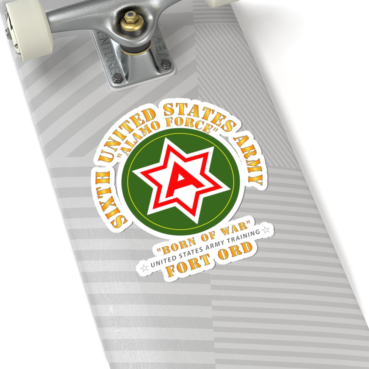 Kiss-Cut Stickers - 6th United States Army - Fort Ord