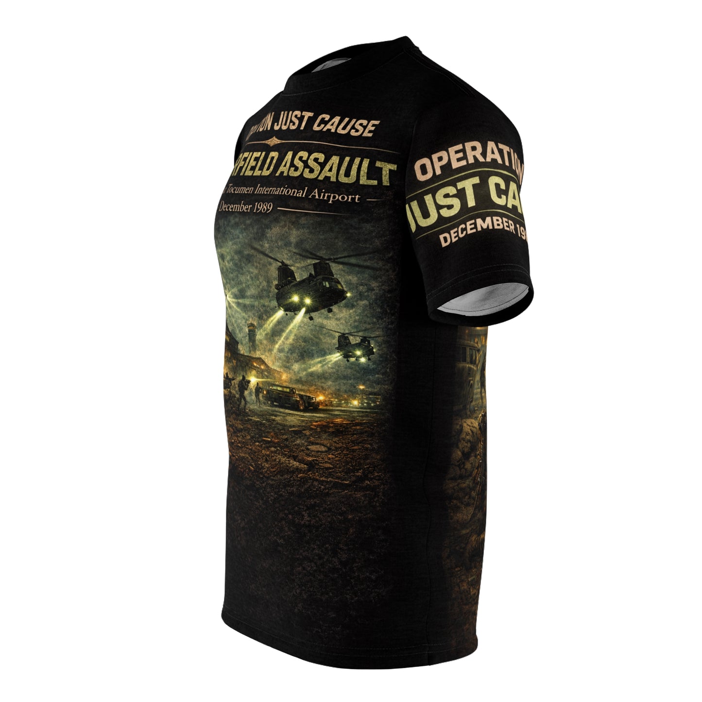 Operation Just Cause Veterans Tribute Tee — "Air Field Assault: The Taking of Tocumen"