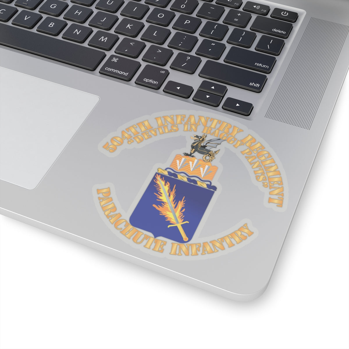 Kiss-Cut Stickers - COA - 504th Infantry Regiment X 300