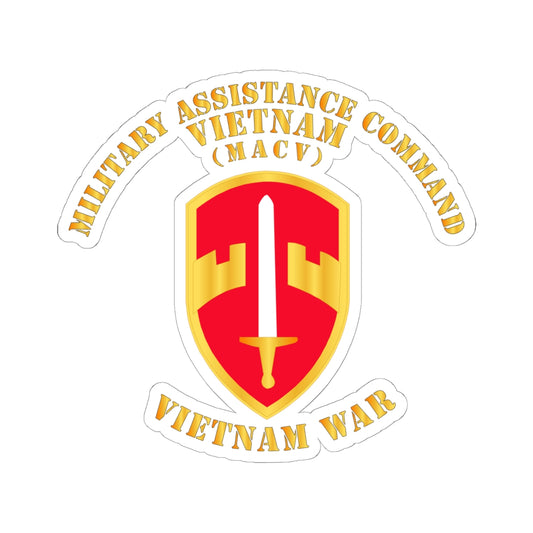 Kiss-Cut Stickers - Military Assistance Cmd Vietnam - MACV - Vietnam War
