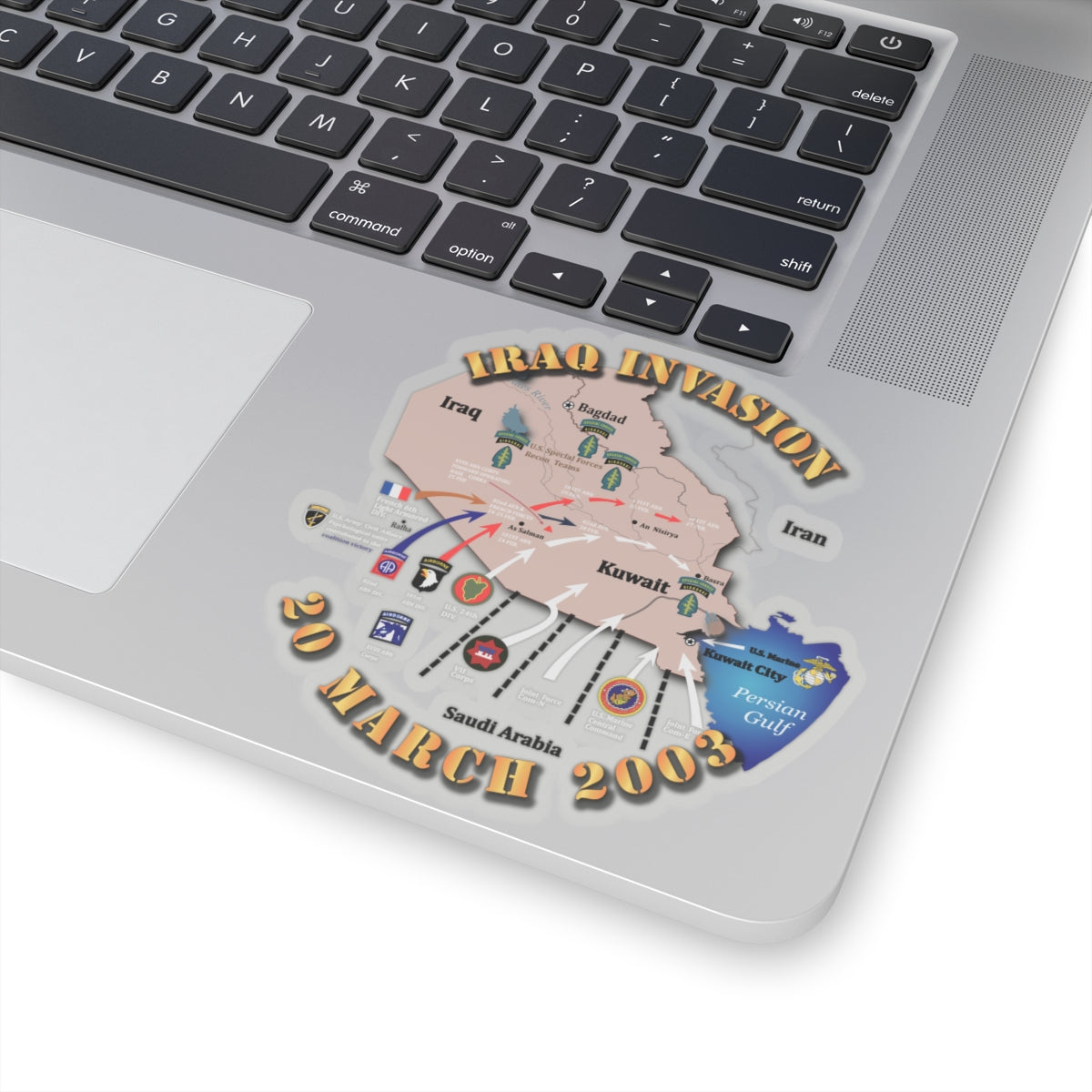 Kiss-Cut Stickers - Iraq Invasion -2