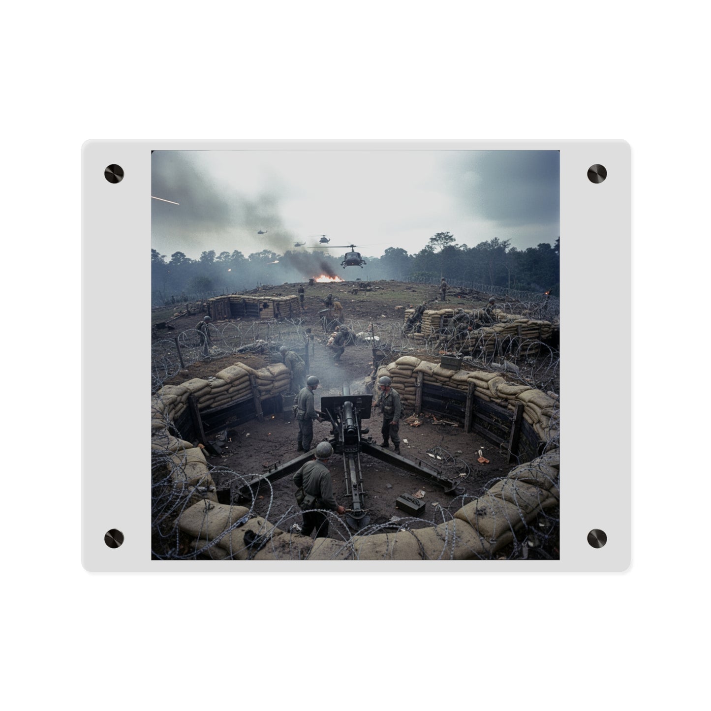 Acrylic Wall Art Panel - FSB Ripcord Siege - 1970