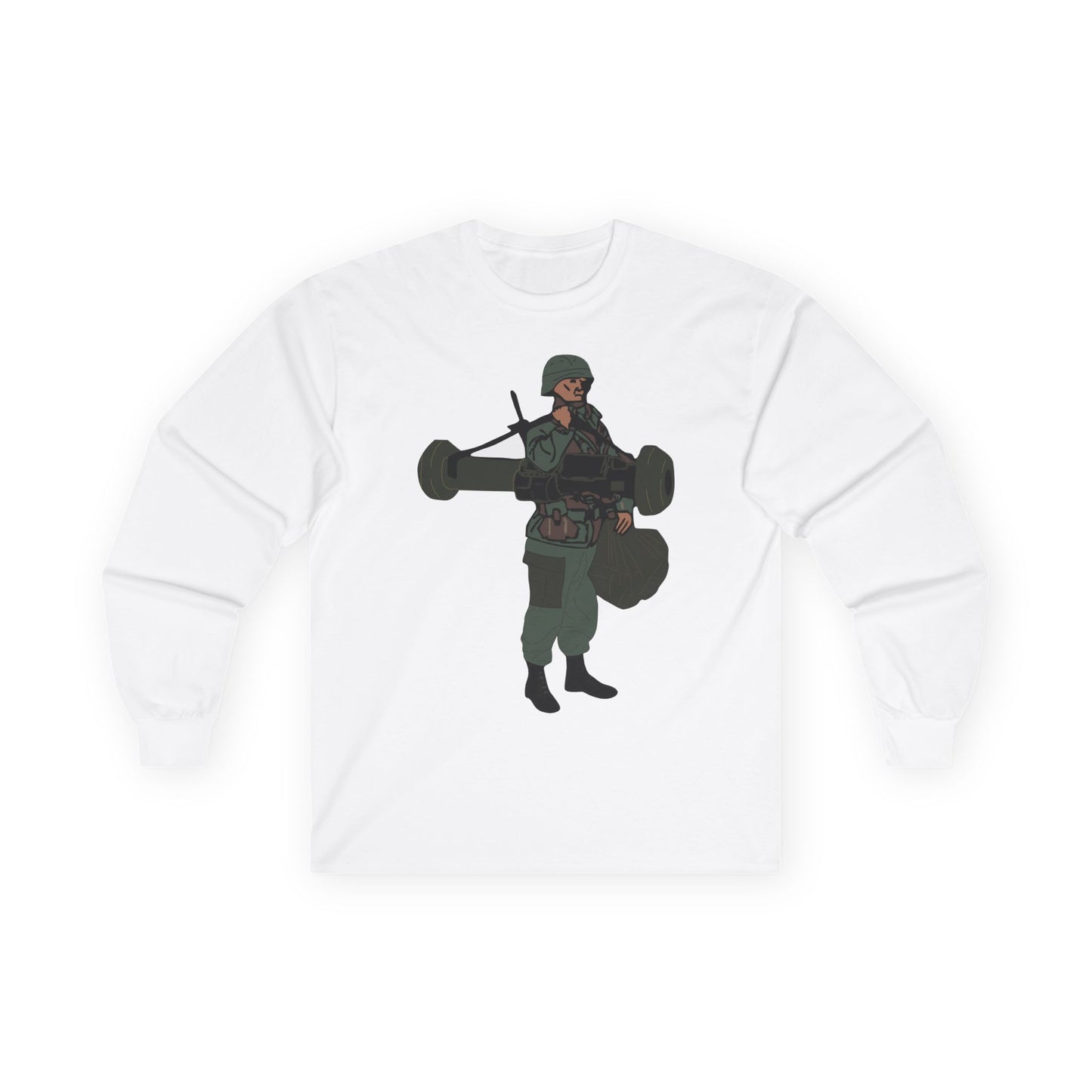 Unisex Ultra Cotton Long Sleeve Tee - Ant Armor Javelin Move X 300