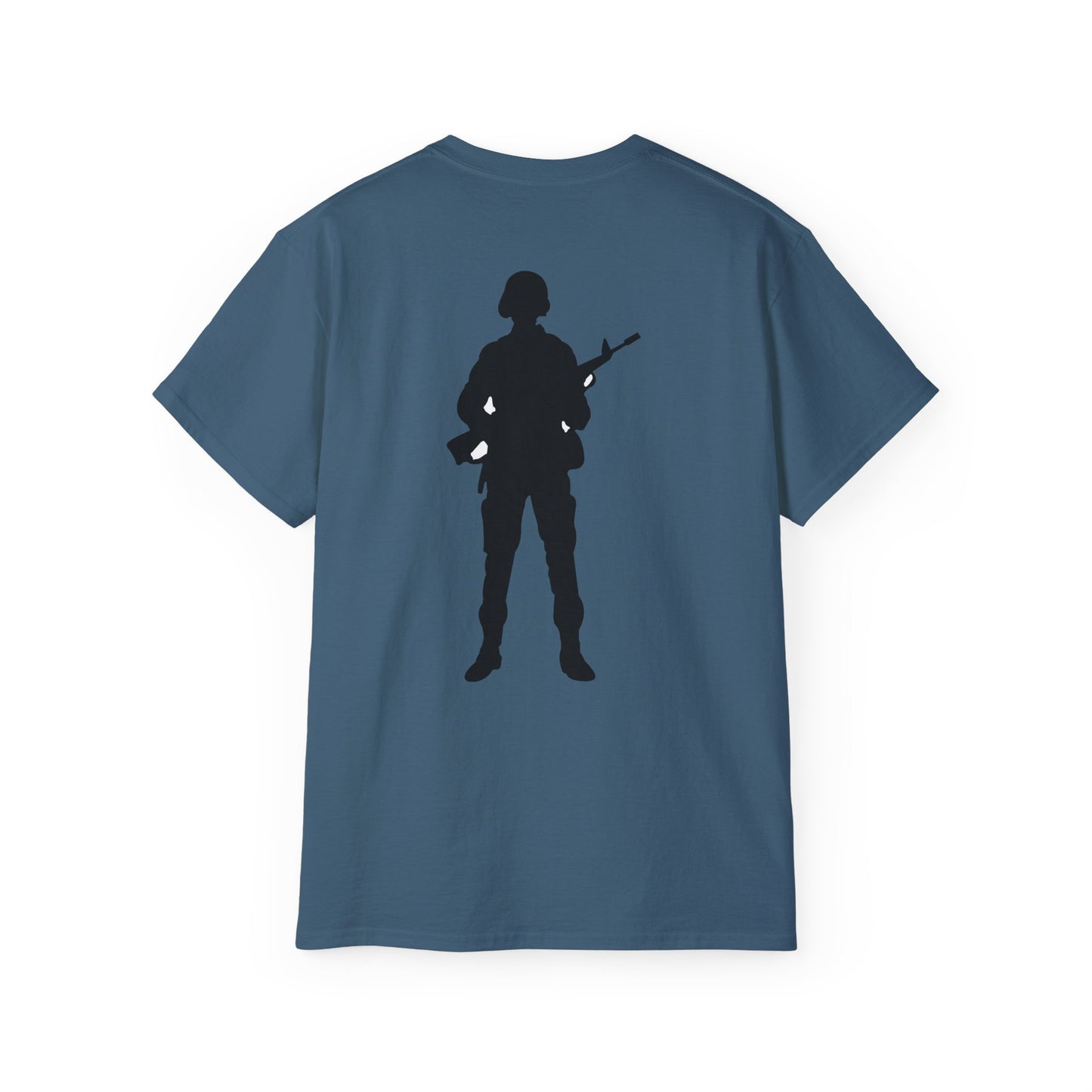 Unisex Ultra Cotton Tee - Army - Soldier - Silhouette X 300