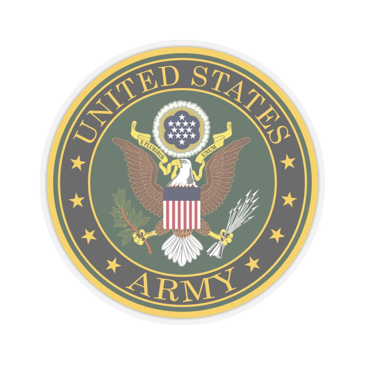 Kiss-Cut Stickers - US Army wo Txt