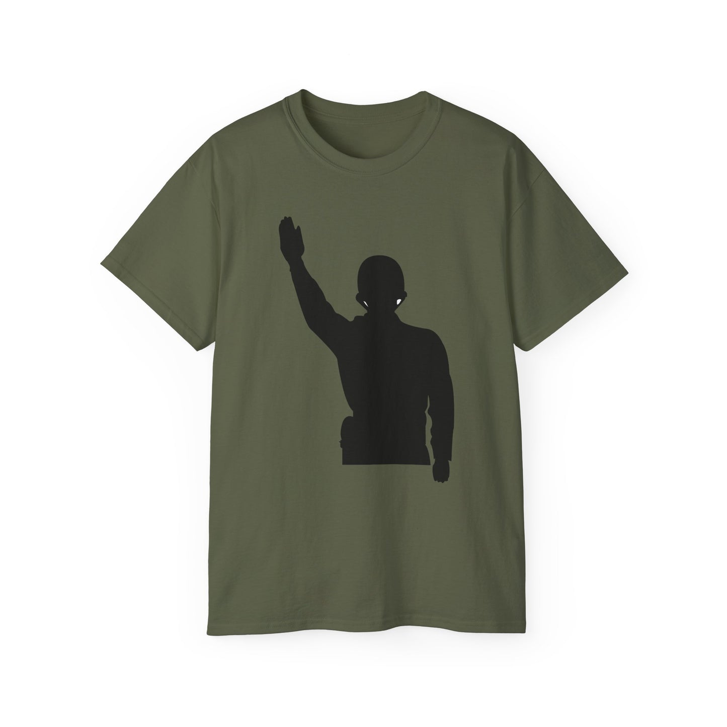 Unisex Ultra Cotton Tee - Army - Soldier - Halt - Silhouette X 300