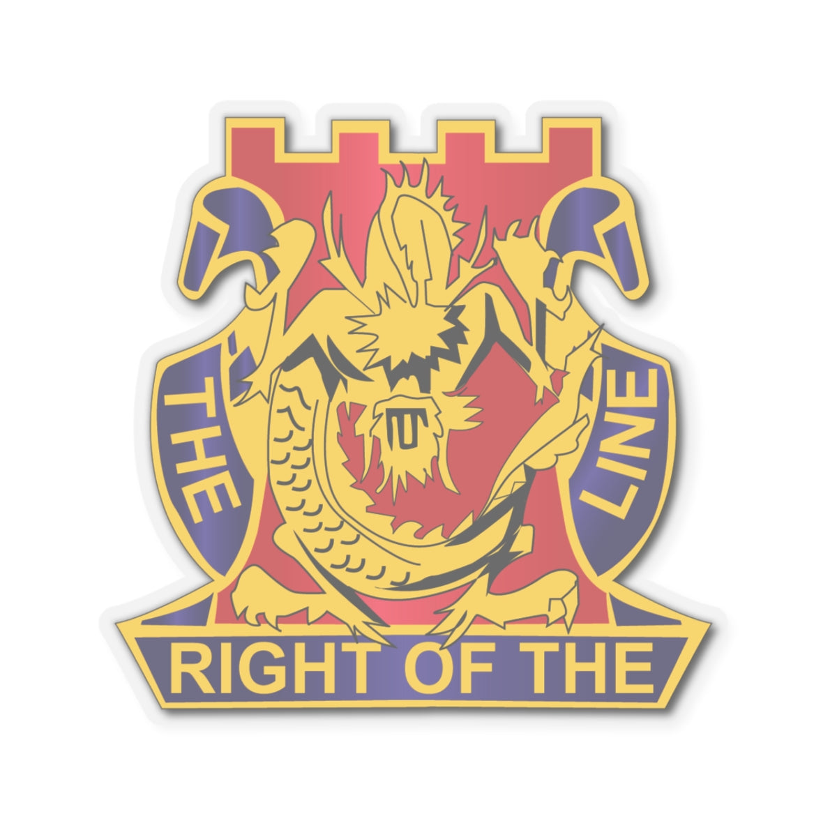Kiss-Cut Stickers - 1st Battalion, 14th Infantry (Light Infantry) without TEXT