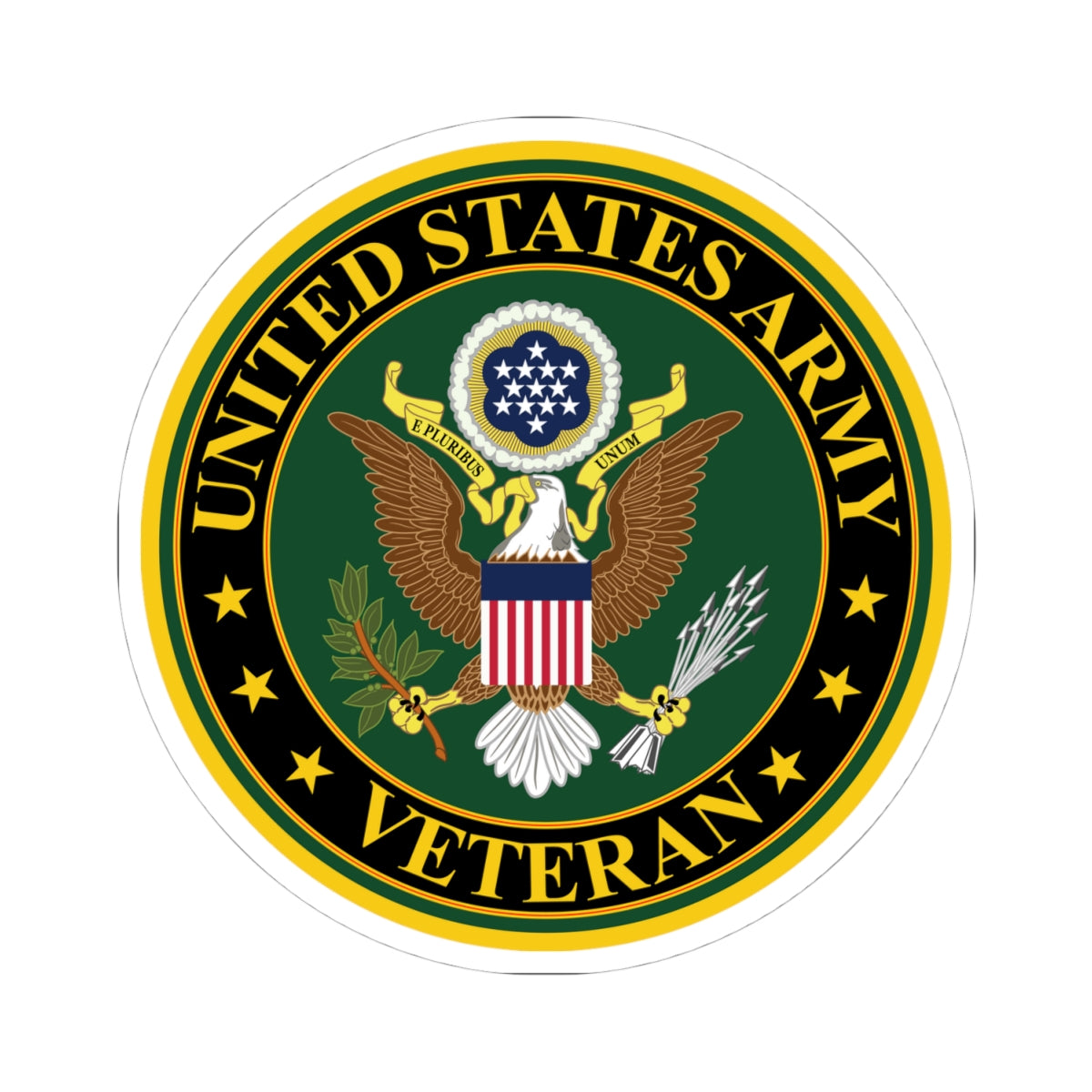 Kiss-Cut Stickers - US Army Veteran