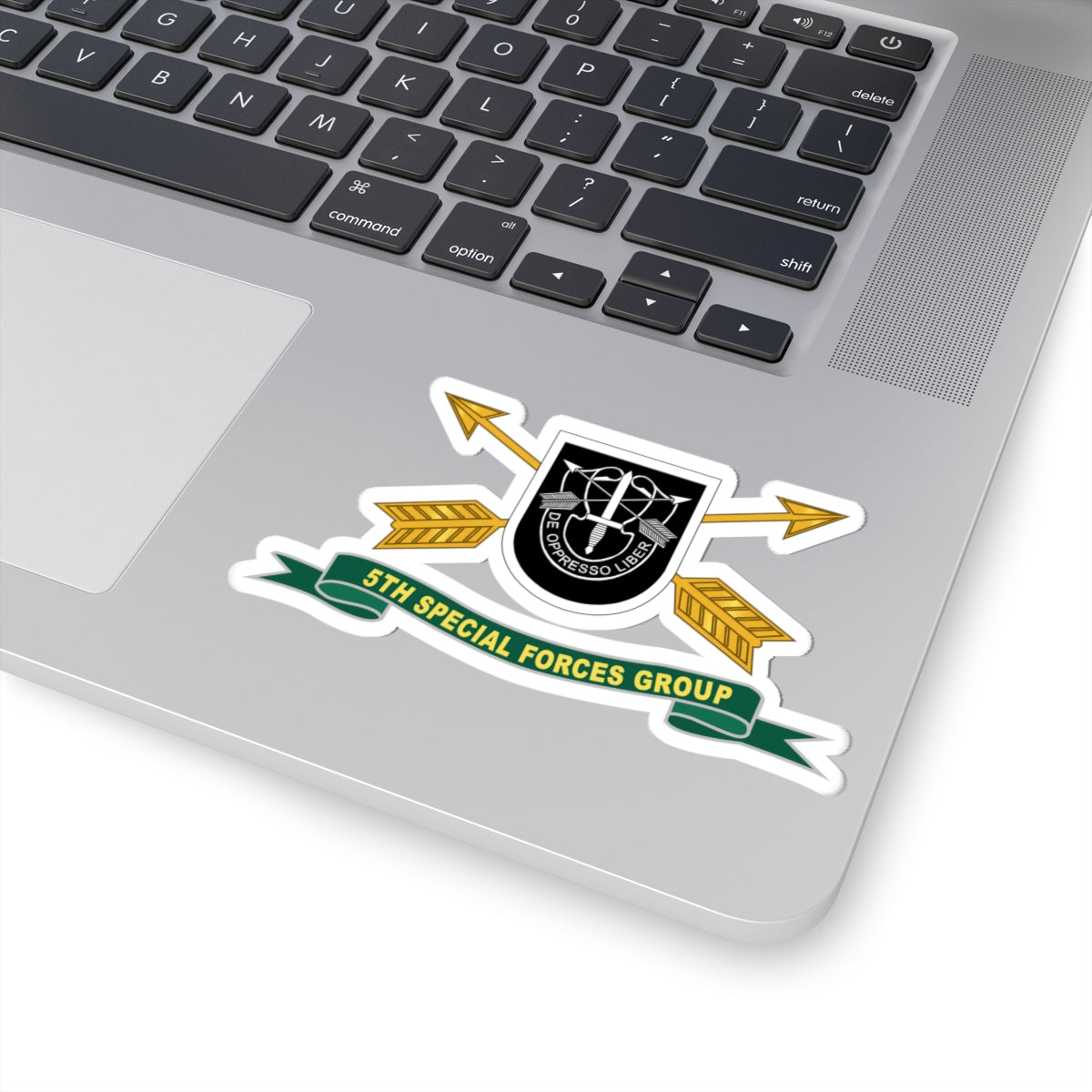 Kiss-Cut Stickers - 5th Special Forces Group - Flash w Br - Ribbon X 300