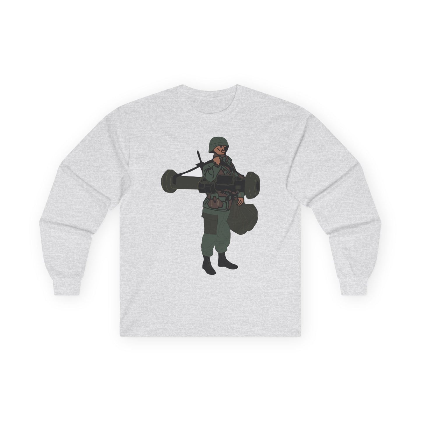 Unisex Ultra Cotton Long Sleeve Tee - Ant Armor Javelin Move X 300