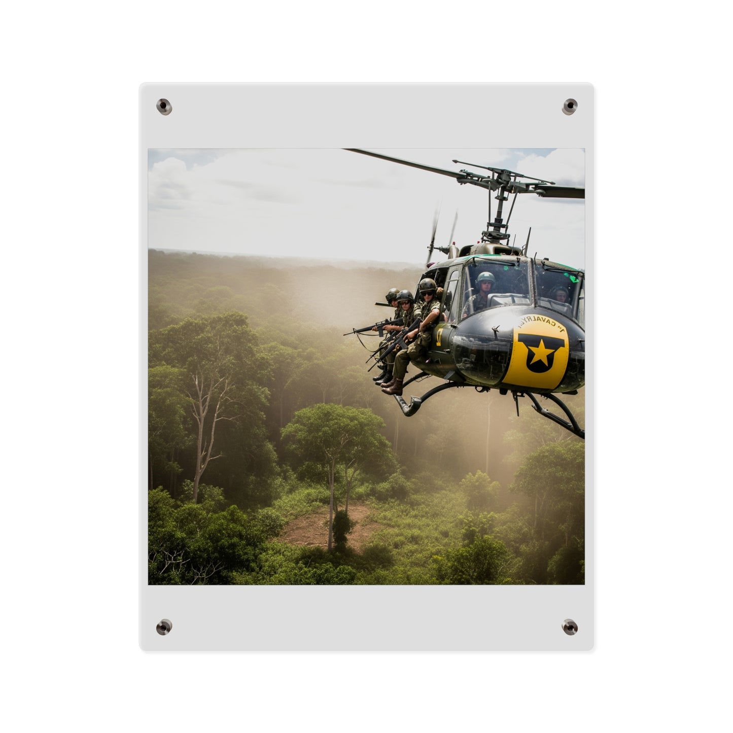 Acrylic Wall Art Panel - 1st Cavalry Division - Air Assault - Vietnam