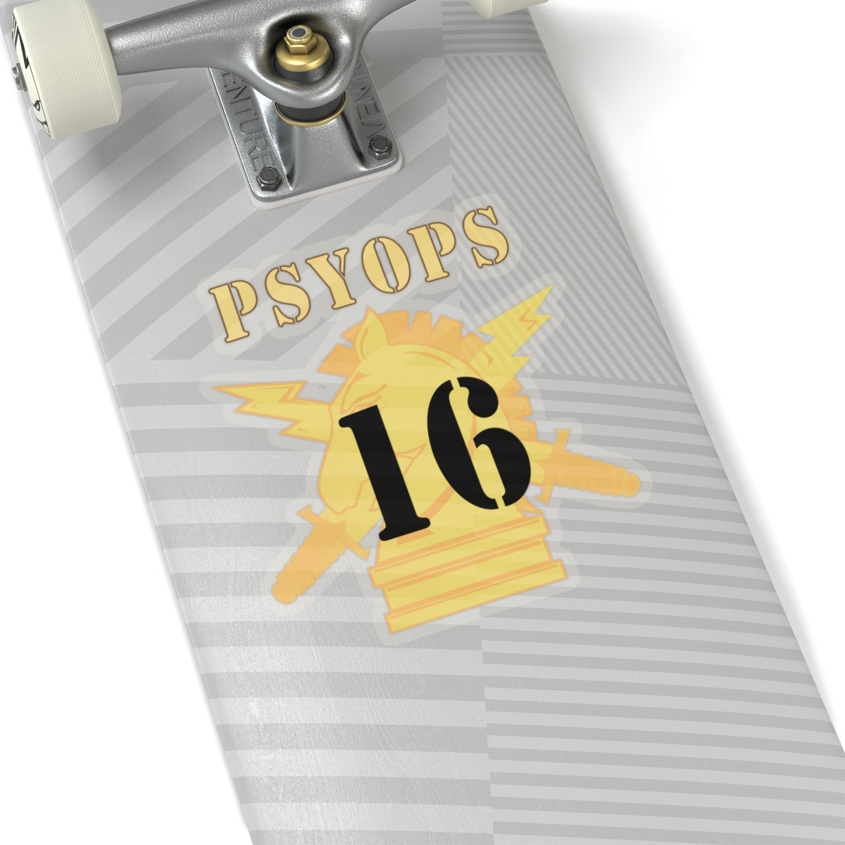 Kiss-Cut Stickers - PSYOPS w Branch Insignia - 16th Battalion Numeral