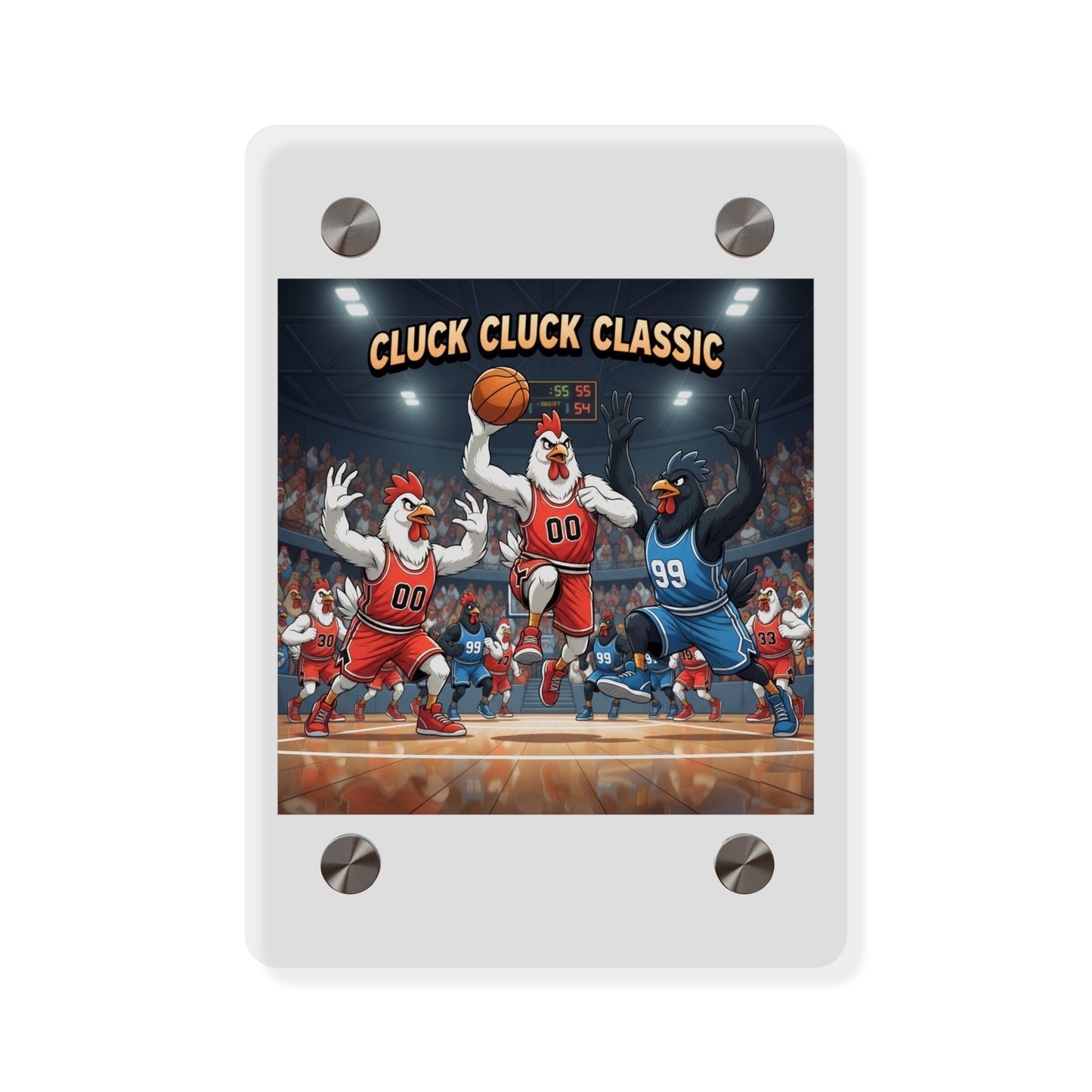 Acrylic Wall Art Panel - Chicken Classic