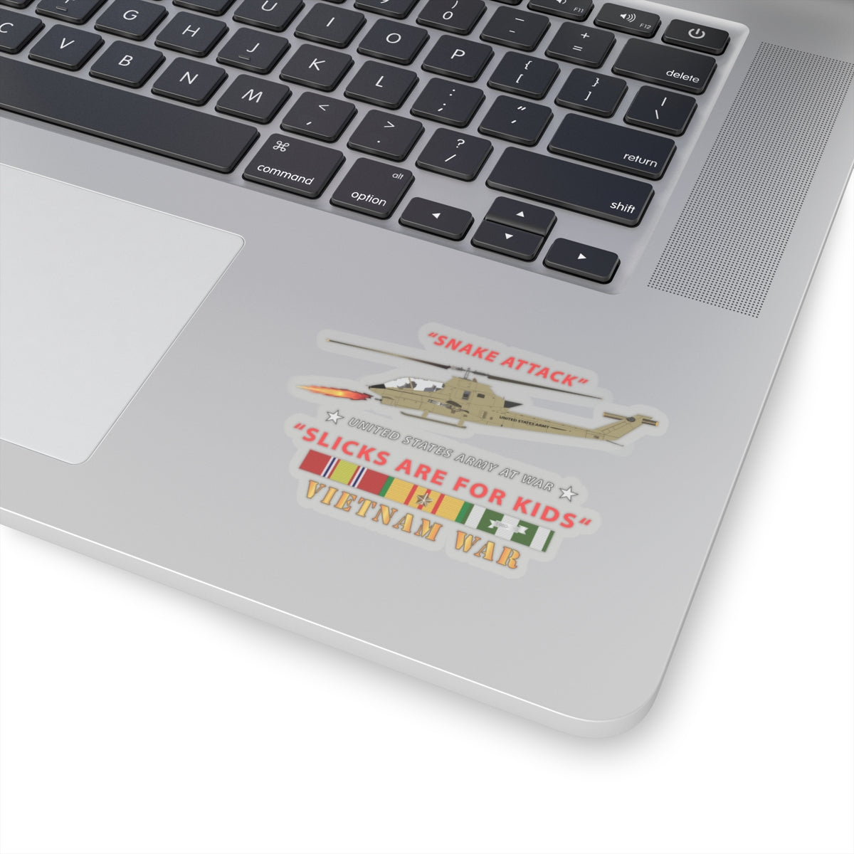 Kiss-Cut Stickers - AH-1 Cobra - Snake Attack - Slicks are for Kids w VN SVC