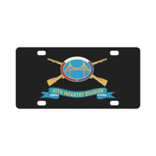 Load image into Gallery viewer, 49th Infantry Division - HQ Headquarters - w Br - DUI - Ribbon X 300 Classic License Plate
