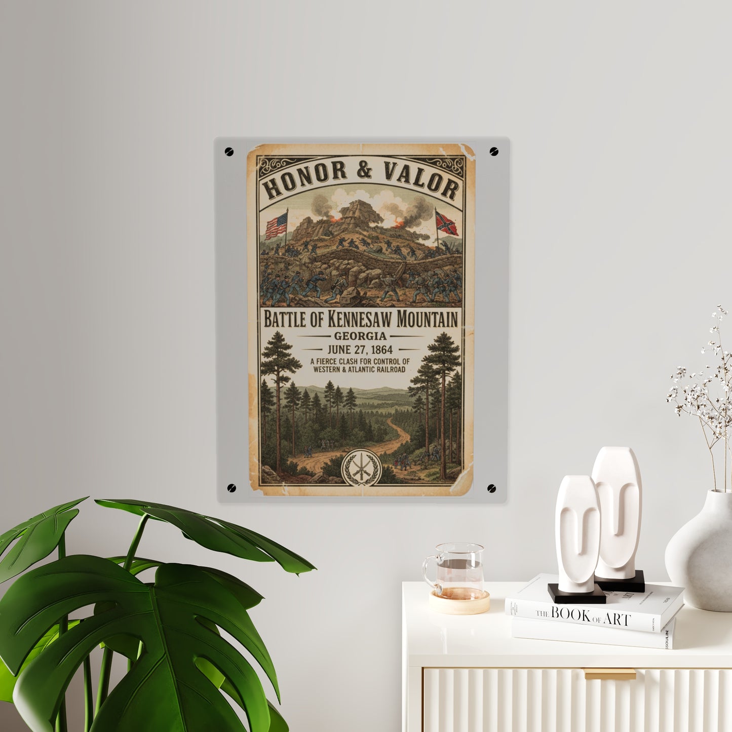 Acrylic Wall Art Panel - Battle of Kennesaw Mountain