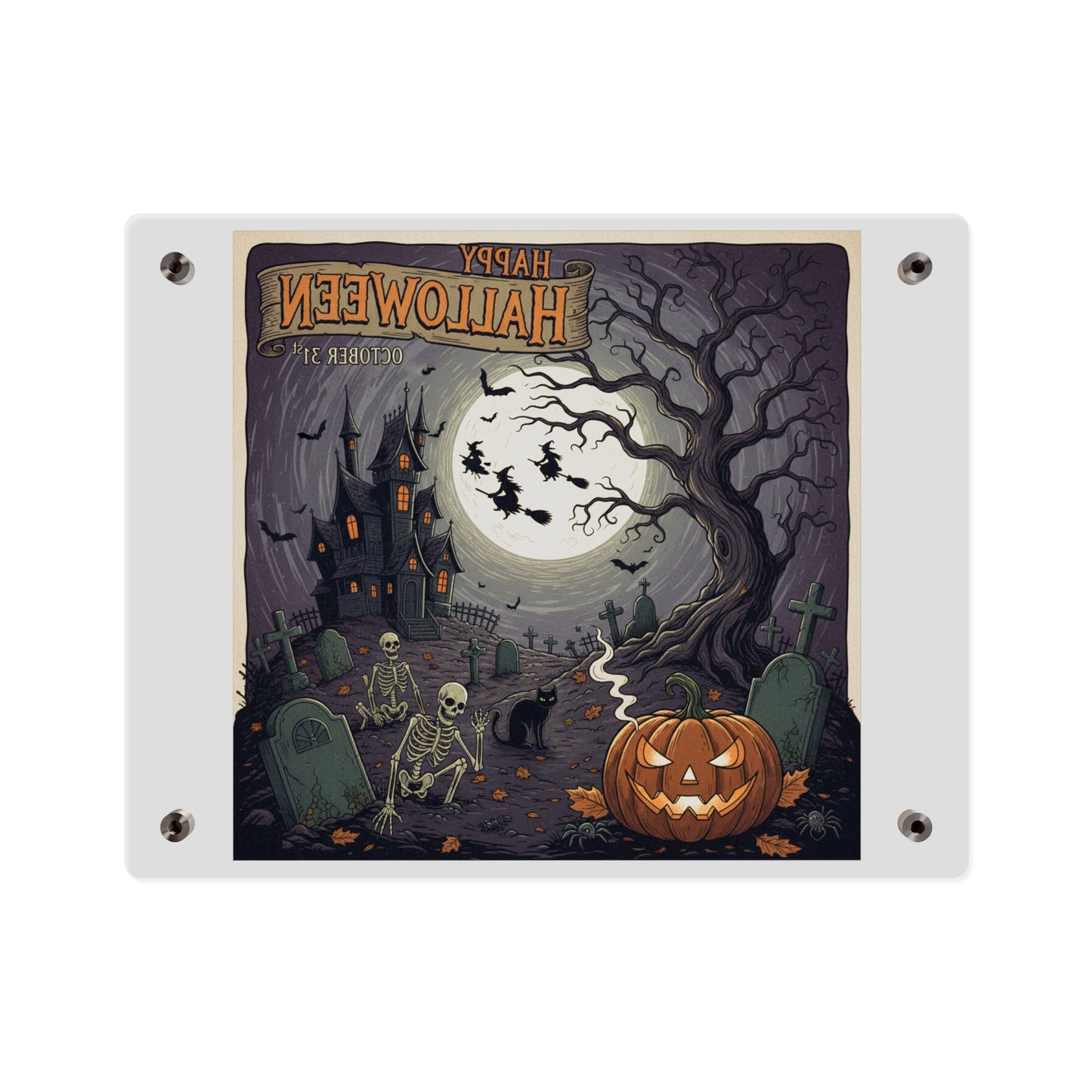 Acrylic Wall Art Panel - Halloween