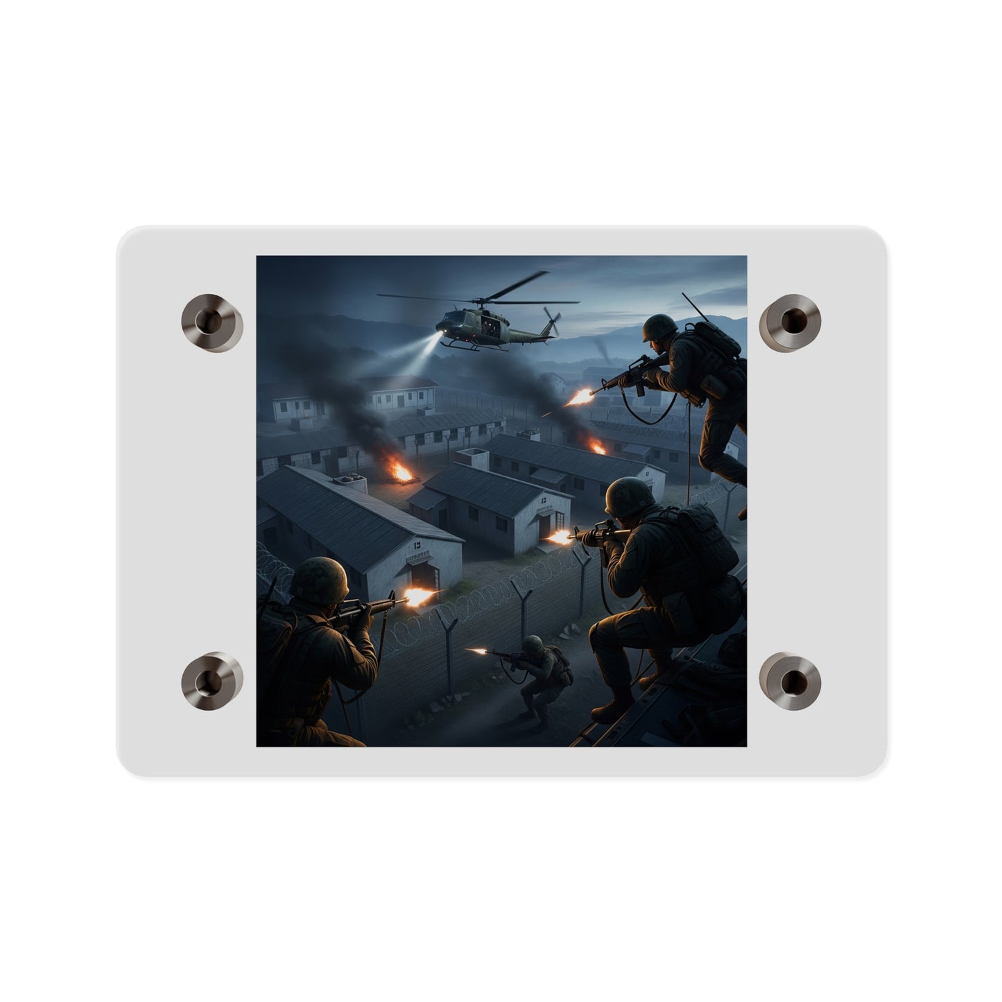 Acrylic Wall Art Panel - Son Tay Rescue during the Vietnam War