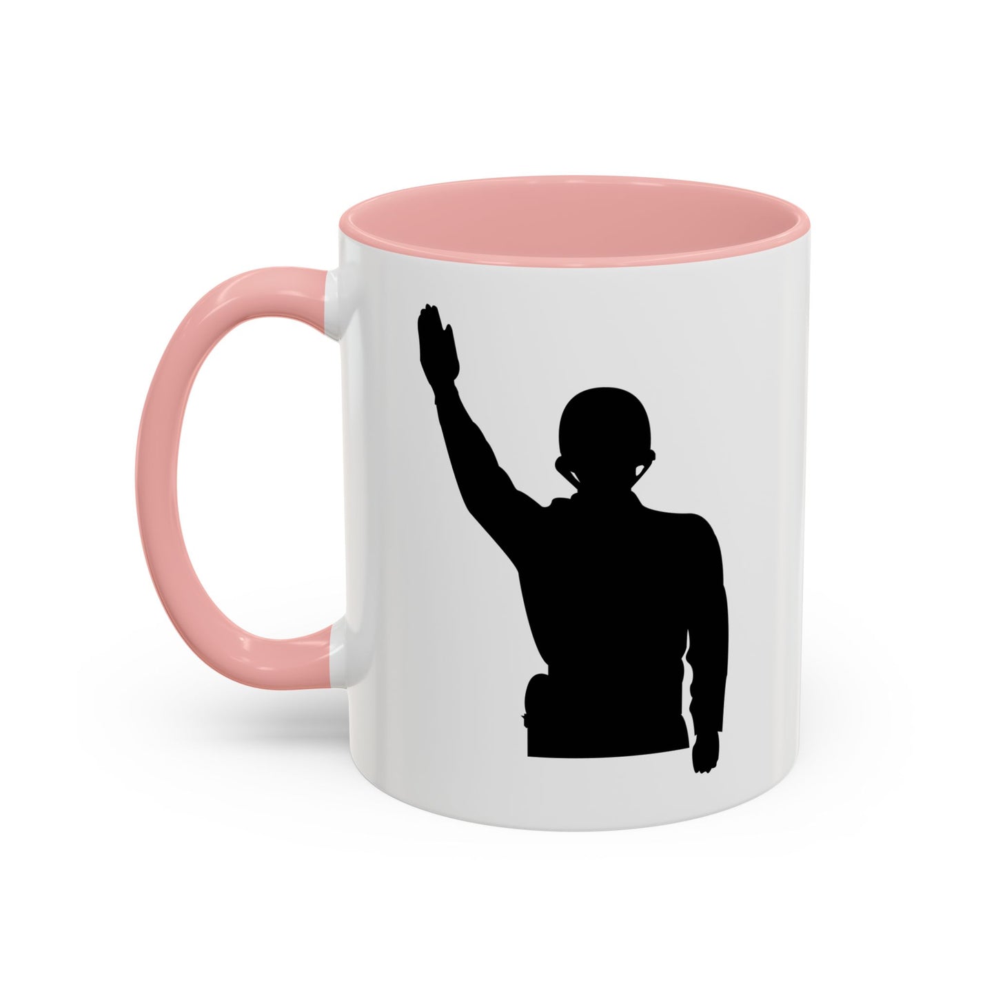 Accent Coffee Mug (11oz & 15oz) - Army - Soldier - Halt - Silhouette X 300